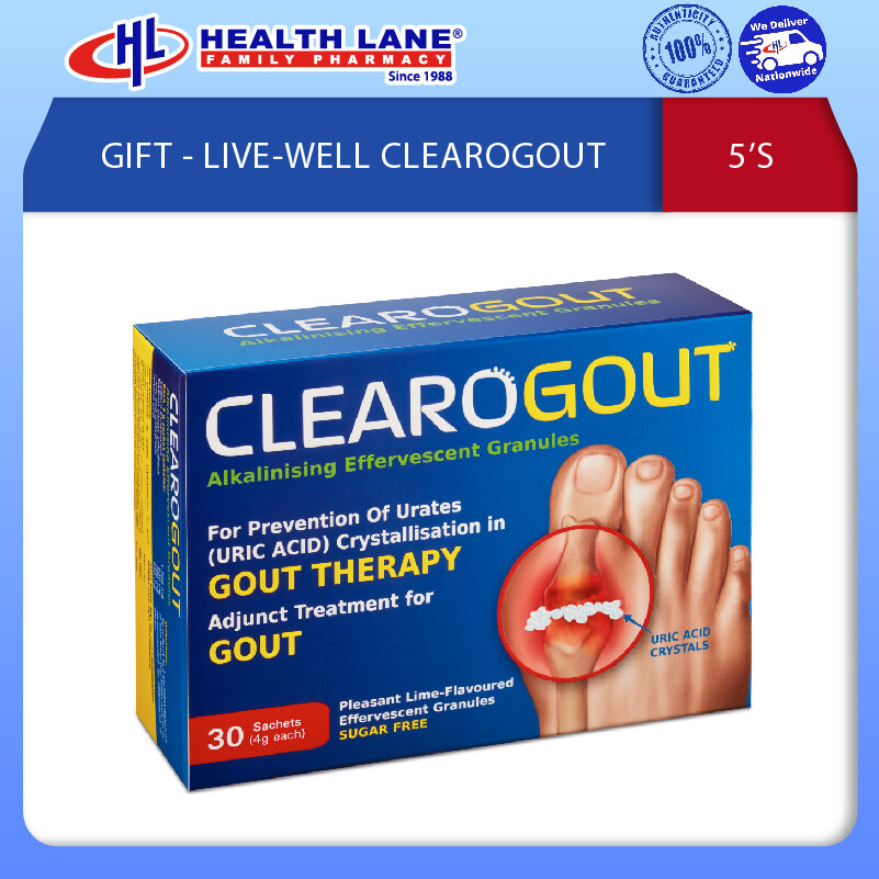 GIFT - LIVE-WELL CLEAROGOUT 5'S (EXP:12/24)