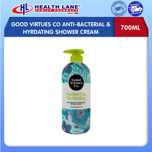 GOOD VIRTUES CO ANTI-BACTERIAL & HYRDATING SHOWER CREAM (700ML)