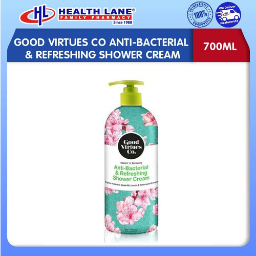 GOOD VIRTUES CO ANTI-BACTERIAL & REFRESHING SHOWER CREAM-LEMON & WATERMELON (700ML)