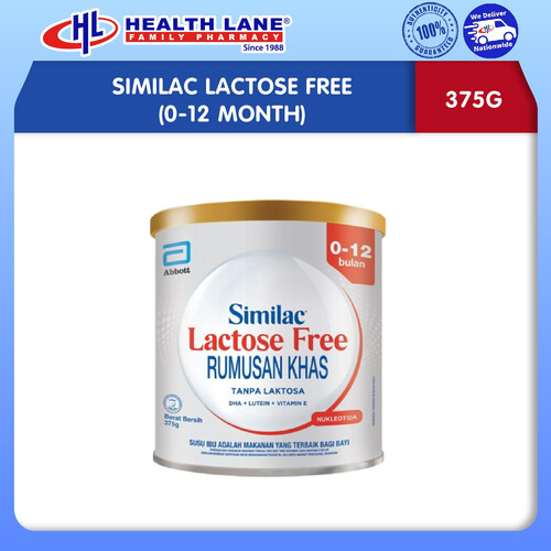 SIMILAC LACTOSE FREE 0-12 MONTH (375G)