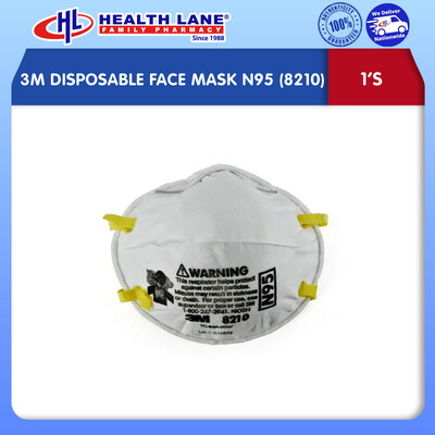 3M ADULT DUST MASK N95 (8210- 1'S)