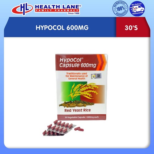 HYPOCOL 600MG 30'S