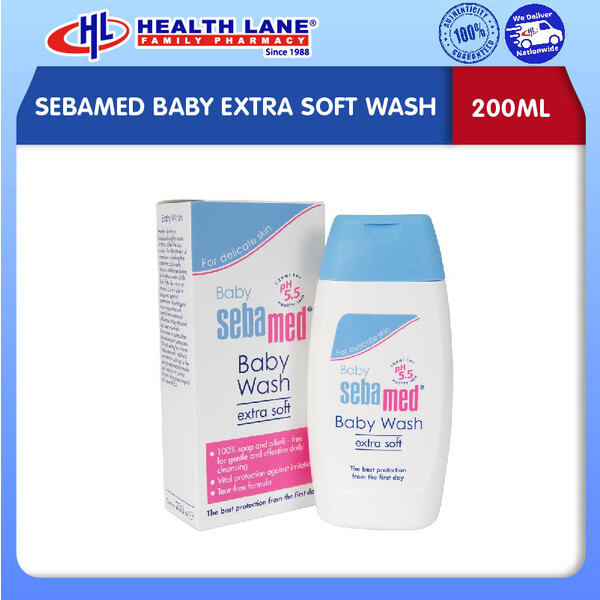 SEBAMED BABY EXTRA SOFT WASH (200ML) Health Lane eStore Malaysia