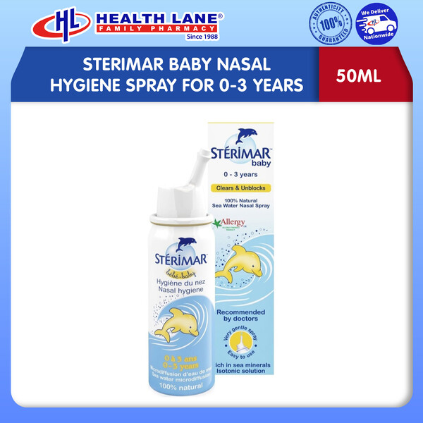 Buy Sterimar Baby Nasal Spray 50ml (0-3Y) online