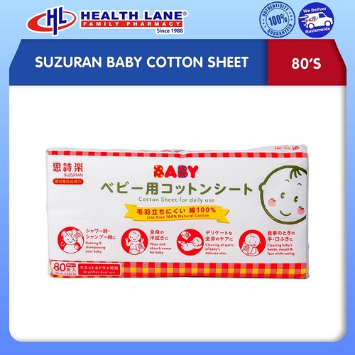 SUZURAN BABY COTTON SHEET 80'S