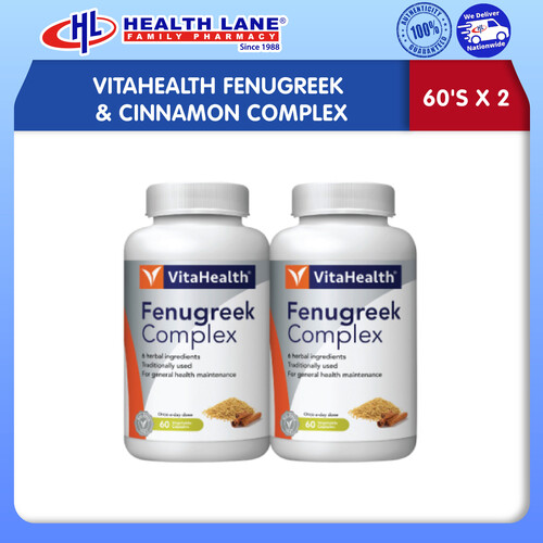 VITAHEALTH FENUGREEK COMPLEX (60'Sx2)