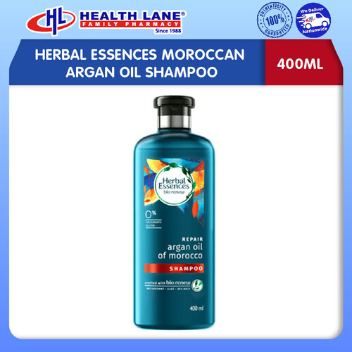 HERB ESSENCES MOROCCAN ARGAN OIL SHAMPOO 400ML