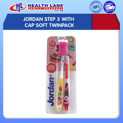 JORDAN STEP 3 WITH CAP SOFT TWINPACK