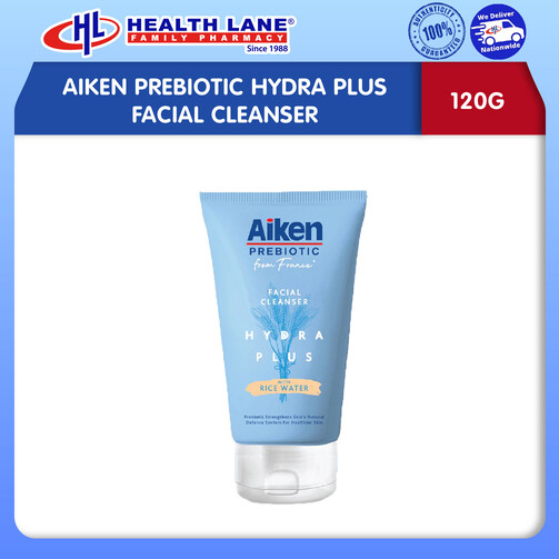 AIKEN PREBIOTIC HYDRA PLUS FACIAL PENCUCI 120G