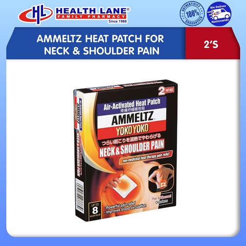 AMMELTZ HEAT PATCH FOR NECK & SHOULDER PAIN (2'S)