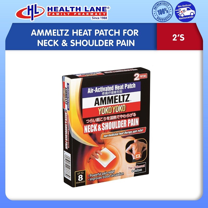 AMMELTZ HEAT PATCH FOR NECK & SHOULDER PAIN (2'S)