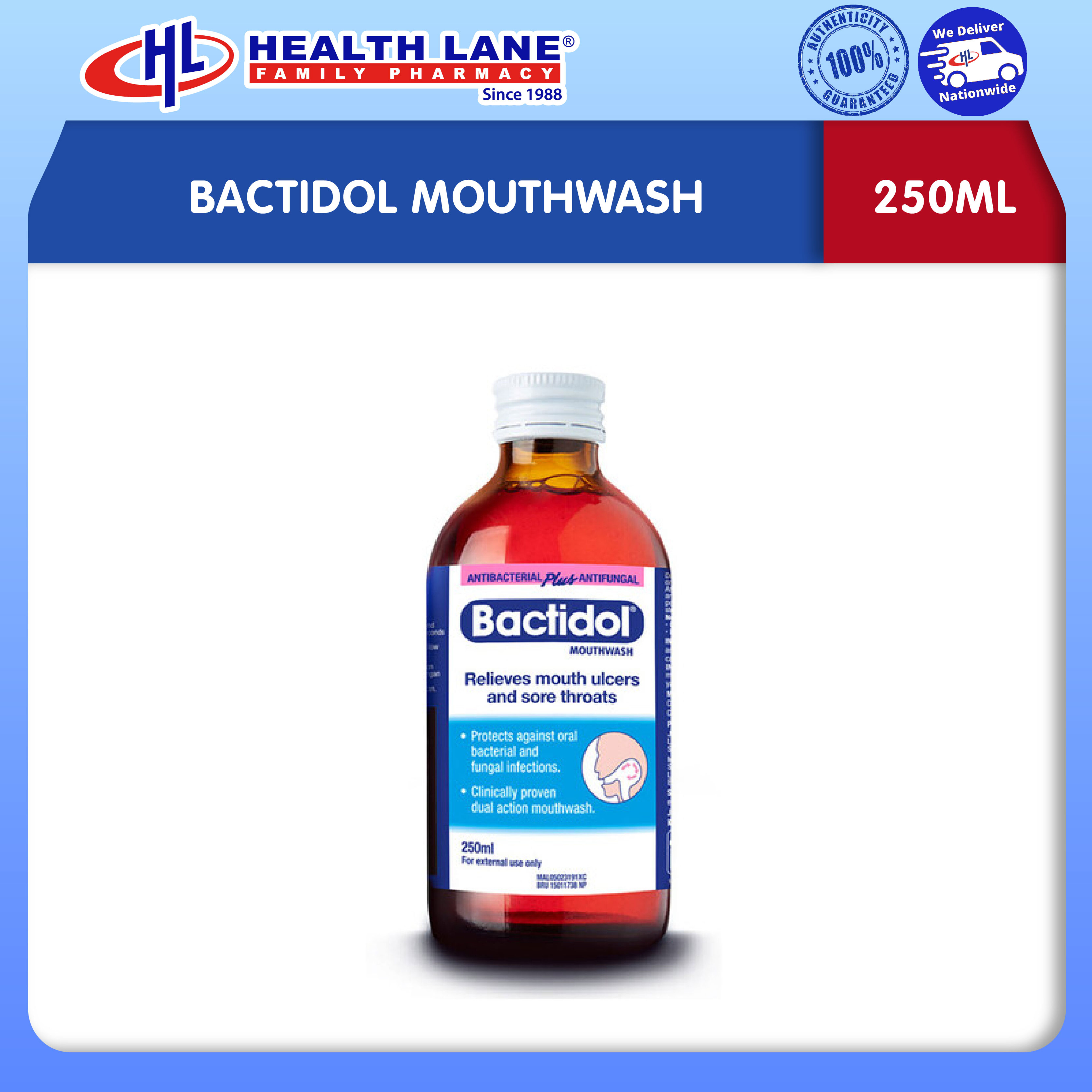 BACTIDOL SABUN MULUT 250ML