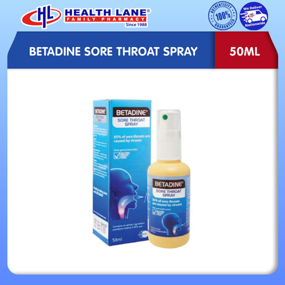 BETADINE SAKIT TEKAK SPRAY (50ML)