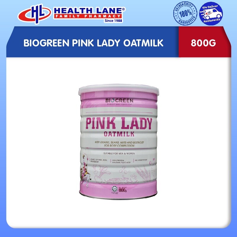 BIOGREEN PINK LADY OATMILK (800G)