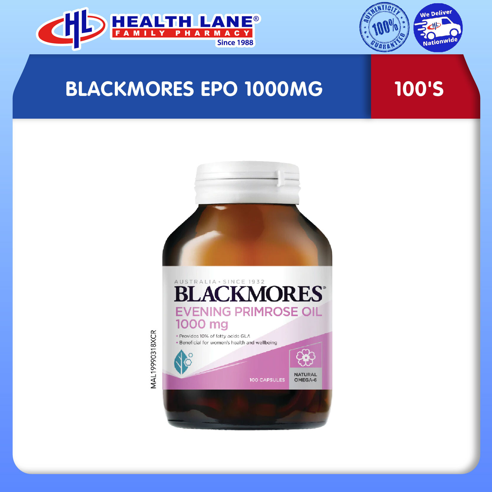 BLACKMORES EPO 1000MG (100'S)
