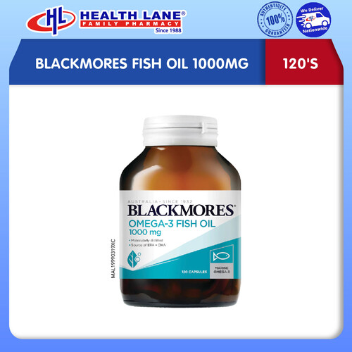 BLACKMORES FISH OIL 1000 (120'S)