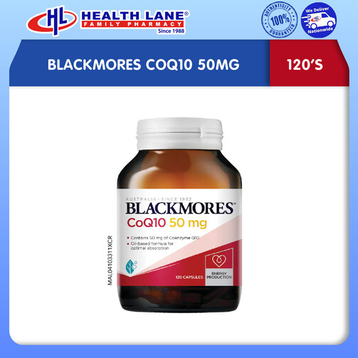BLACKMORES CO-Q10 50MG (120'S)