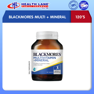 BLACKMORES MULTIVITAMINS+MINERALS 120'S