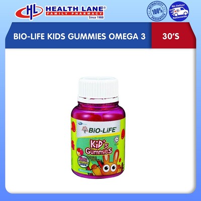 BIO-LIFE KIDS GUMMIES OMEGA 3 (30'S)