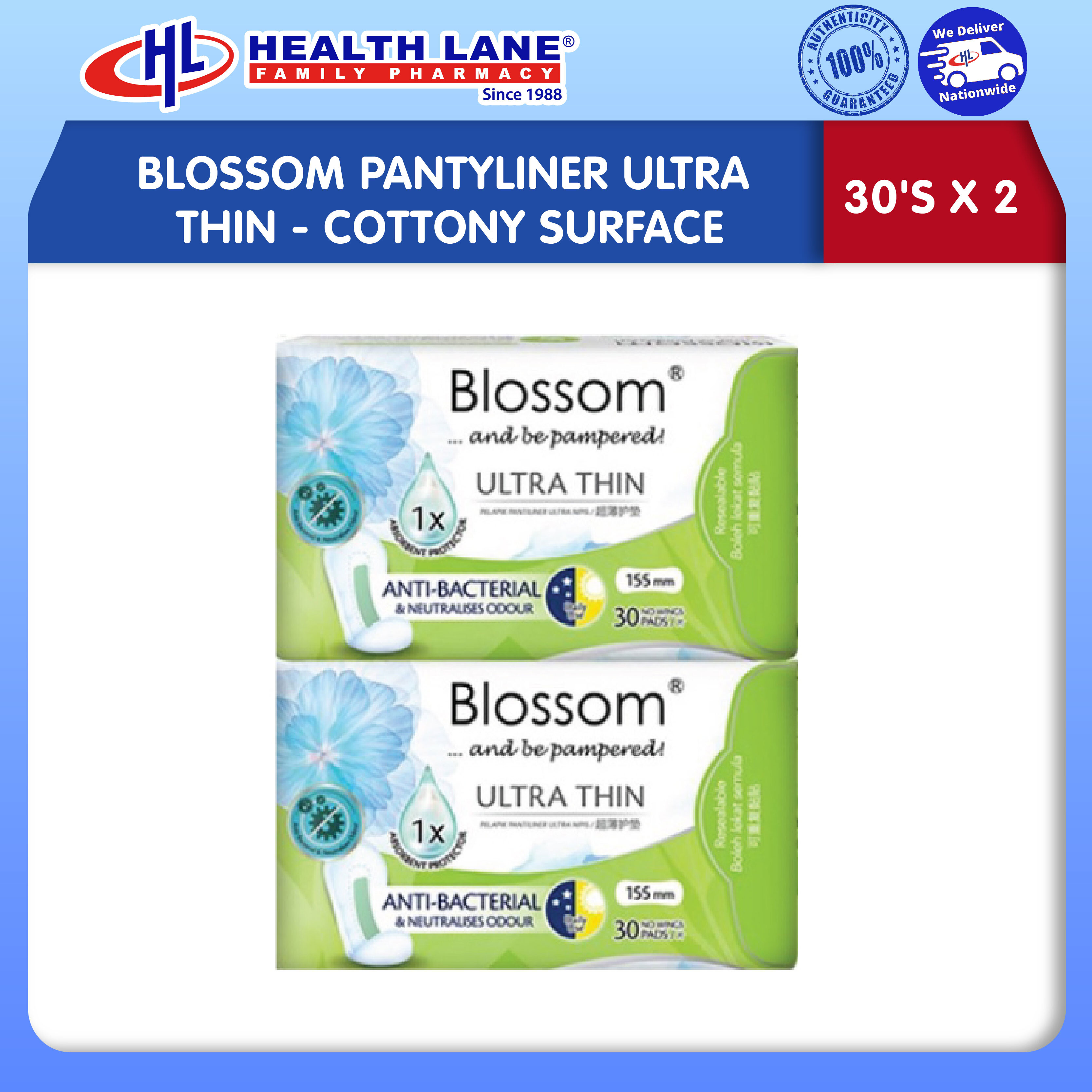 BLOSSOM PANTYLINER ULTRA THIN- COTTONY SURMUKA (30'Sx2)