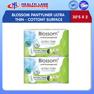 BLOSSOM PANTYLINER ULTRA THIN- COTTONY SURMUKA (30'Sx2)