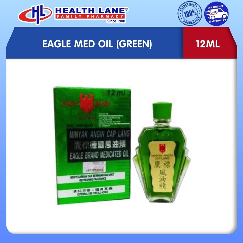 EAGLE MED MINYAK (GREEN) (12ML)