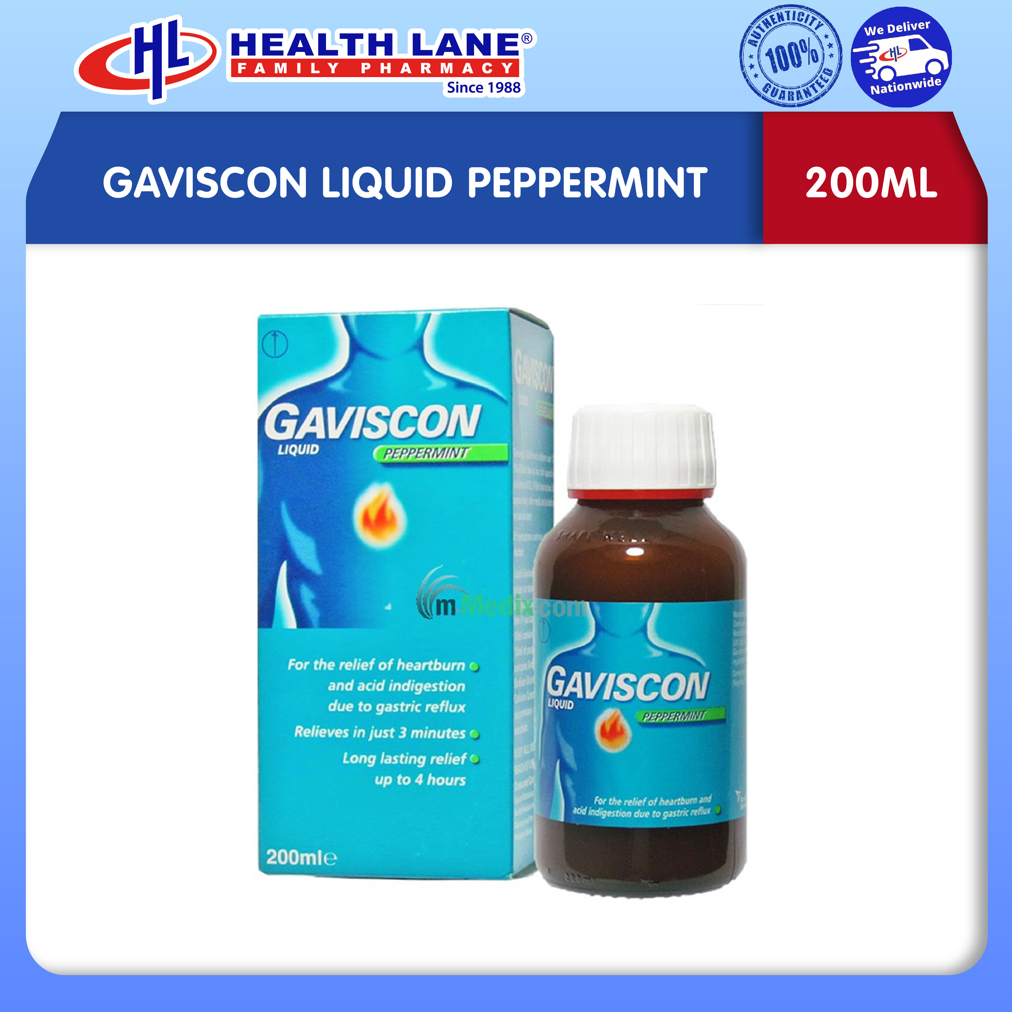 GAVISCON CECAIR PEPPERPUDINA(200ML)