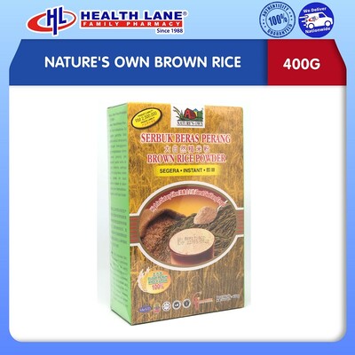 NATURE'S OWN BROWN RICE (350G)