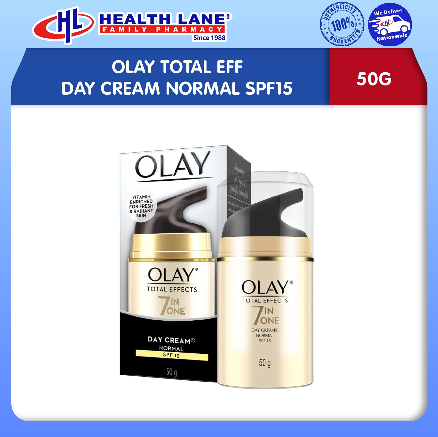 OLAY TOTAL EFFECT KRIM NORMAL SPF15 (50G)