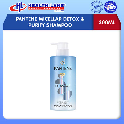 PANTENE MICELLAR DETOX & PURIFY SHAMPOO (300ML)