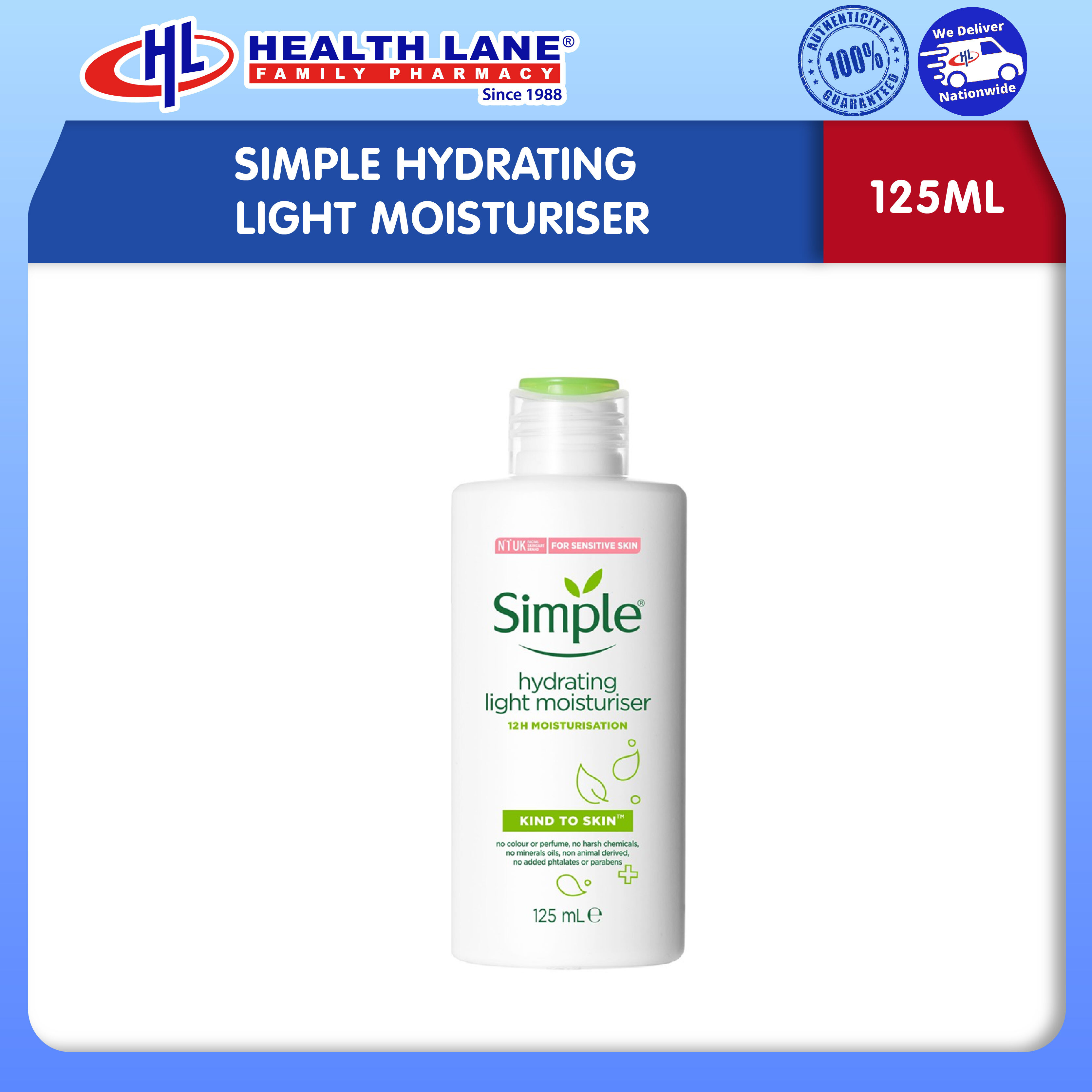SIMPLE HYDRATING LIGHT MOISTURISER (125ML)