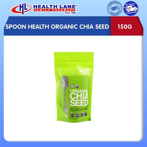 SPOON HEALTH ORGANIC CHIA SEED (150G)