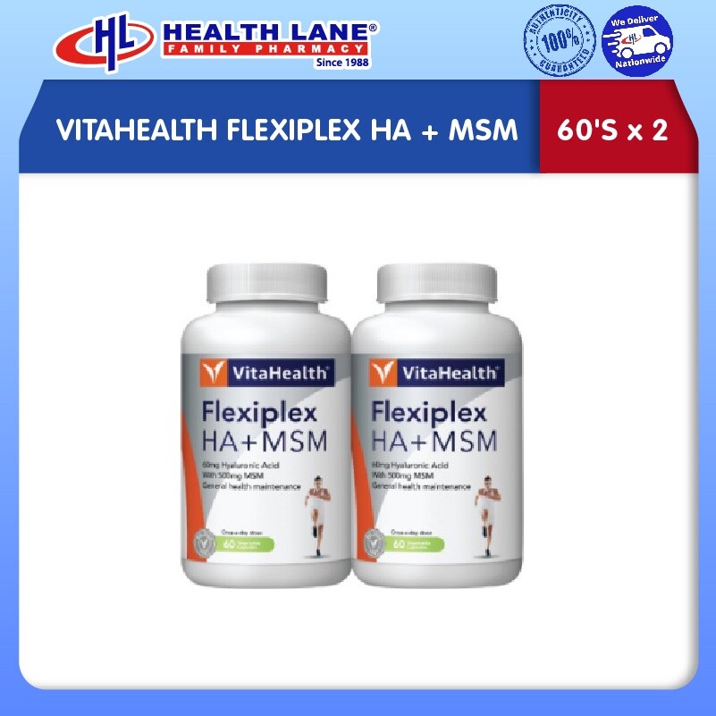 VITAHEALTH FLEXIPLEX HA+MSM (60'Sx2)