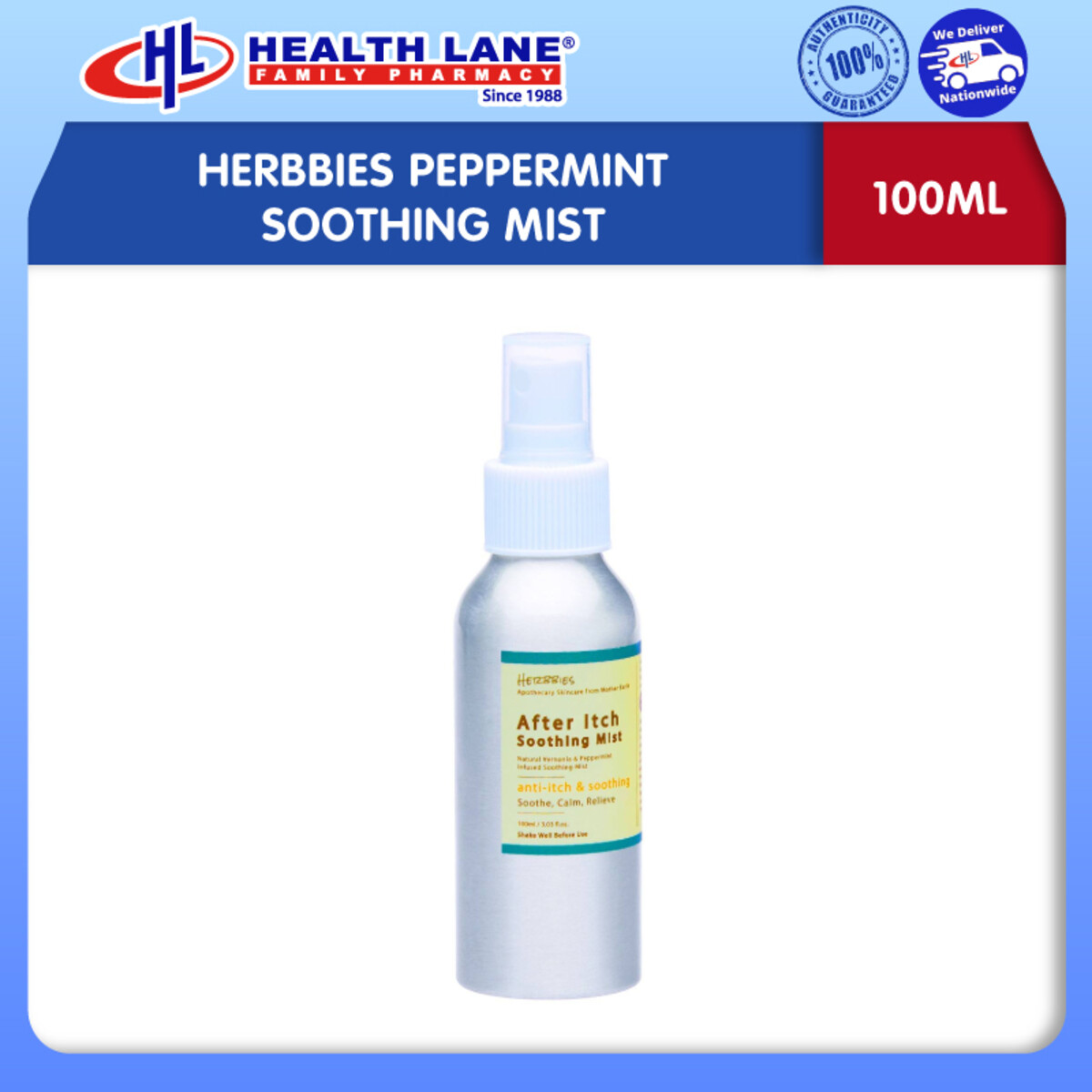 HERBBIES PEPPERPUDINASOOTHING MIST
