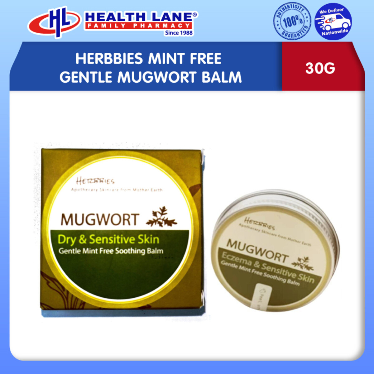 HERBBIES PUDINAFREE GENTLE MUGWORT BALM 
