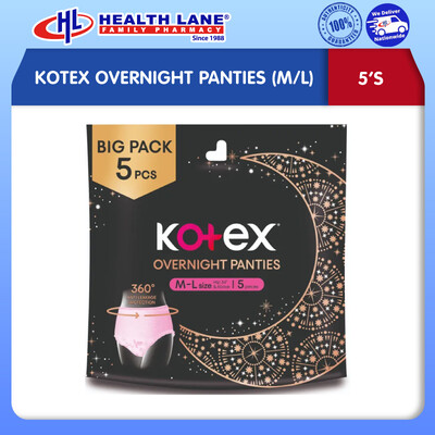 KOTEX OVERNIGHT PANTIES 5S (M/L) 