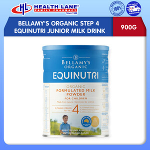 BELLAMY'S ORGANIC STEP 4 EQUINUTRI JUNIOR MILK DRINK 900G