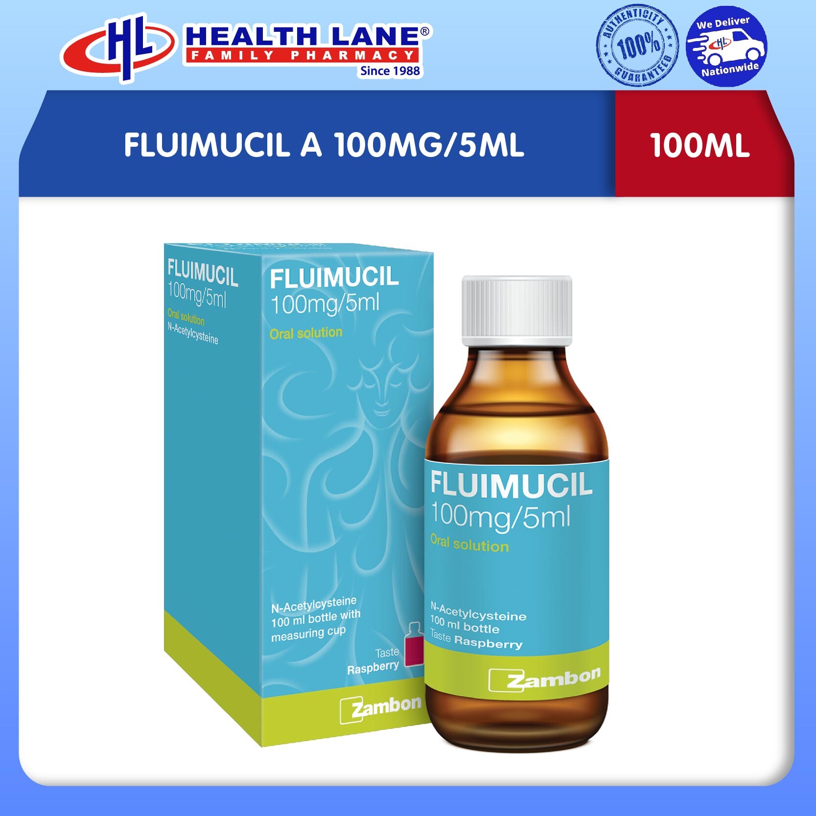 FLUIMUCIL 100MG/5ML 100ML 