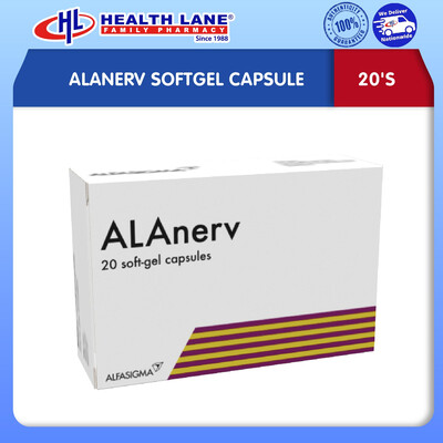 ALANERV SOFTGEL CAPSULE (20'S)