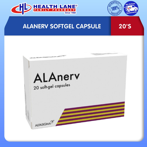 ALANERV SOFTGEL CAPSULE (20'S)