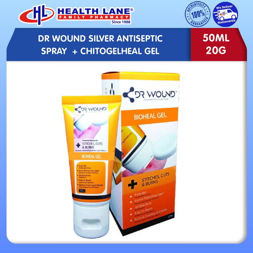 DR WOUND BIOHEAL GEL + STITCHES, CUTS & BURNS (20ML)
