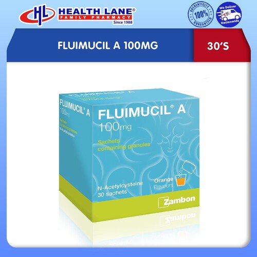 FLUIMUCIL A 100MG (30'S)