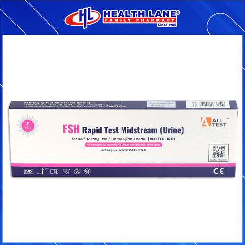 ALLTEST FSH RAPID TEST MIDSTREAM (URINE) 2'S