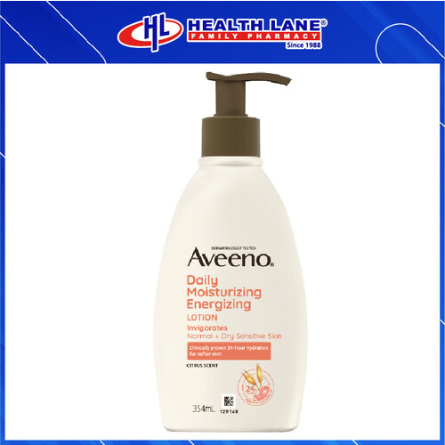 AVEENO DAILY MOISTURISING ENERGIZING LOTION 354ML