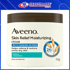 AVEENO SKIN RELIEF MOISTURISING CREAM WITH COOLING ACTION 312G