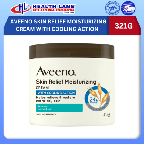 AVEENO SKIN RELIEF MOISTURIZING CREAM WITH COOLING ACTION 312G