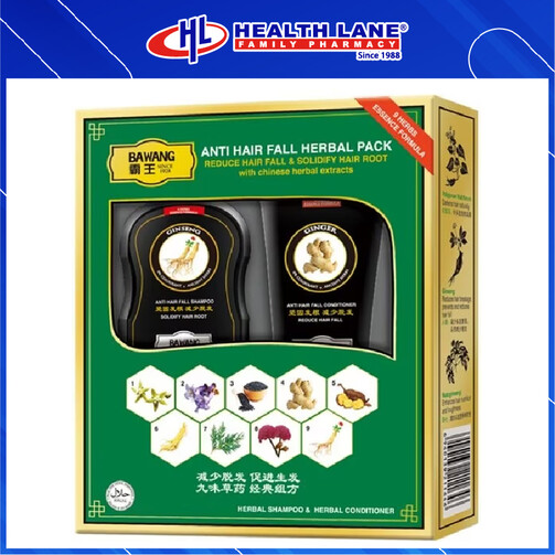 BAWANG ANTI-RAMBUT FALL SYAMPU (200ML)+CONDITION (80G)