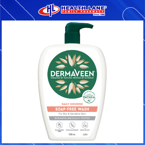 DERMAVEEN CLEANSER TANPA SOAP (500ML)