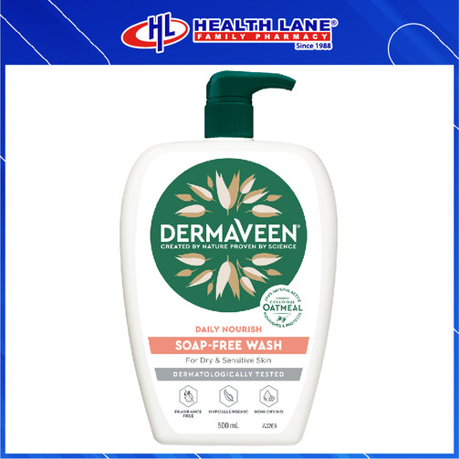 DERMAVEEN PENCUCI TANPA SABUN (500ML)
