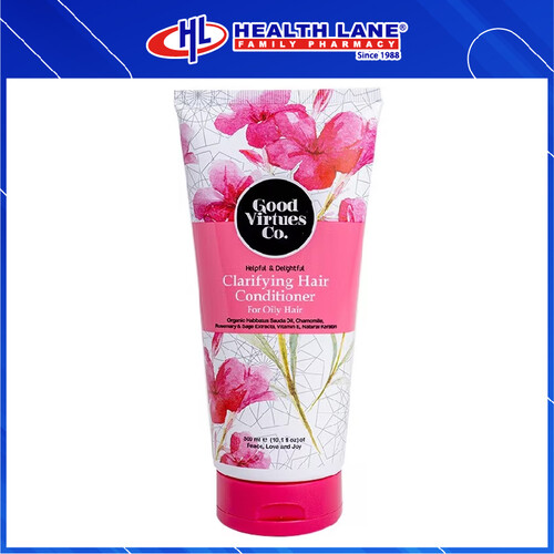 GOOD VIRTUES CO CLARIFYING & SCALP CONDITIONER FOR OILY HAIR (300ML)